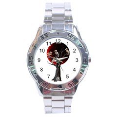 Dead Tree  Stainless Steel Analogue Watch by Valentinaart