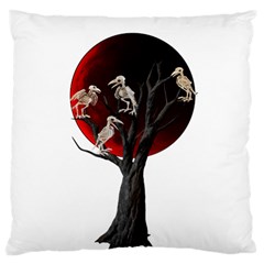 Dead Tree  Large Cushion Case (two Sides) by Valentinaart