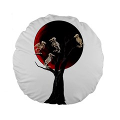 Dead Tree  Standard 15  Premium Round Cushions by Valentinaart