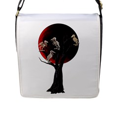 Dead tree  Flap Messenger Bag (L) 