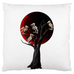 Dead tree  Large Flano Cushion Case (One Side)