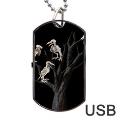 Dead tree  Dog Tag USB Flash (One Side)