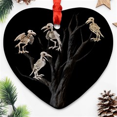 Dead Tree  Ornament (heart) by Valentinaart