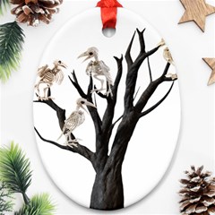 Dead Tree  Ornament (oval) by Valentinaart