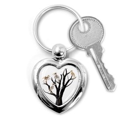 Dead Tree  Key Chains (heart)  by Valentinaart