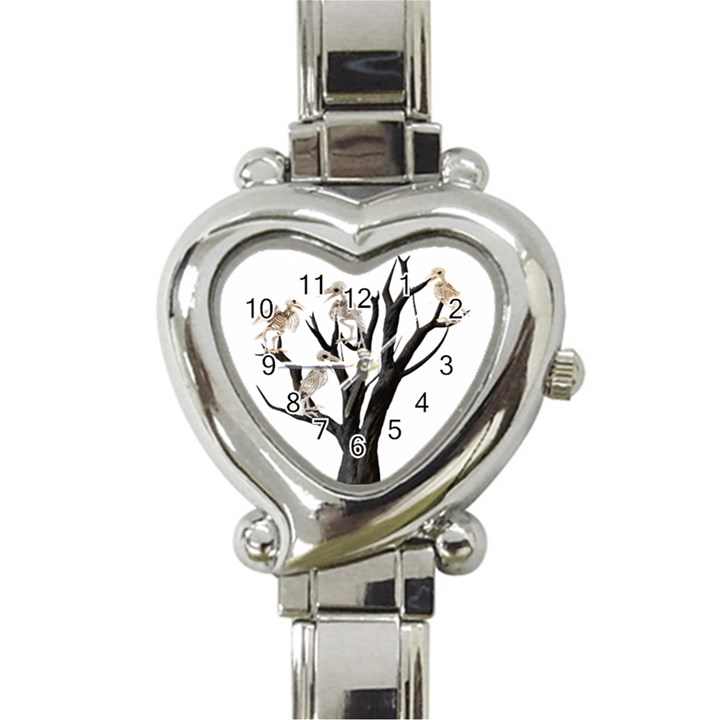 Dead tree  Heart Italian Charm Watch