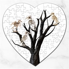 Dead Tree  Jigsaw Puzzle (heart) by Valentinaart