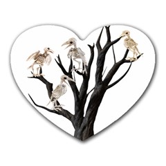 Dead Tree  Heart Mousepads