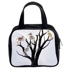 Dead Tree  Classic Handbags (2 Sides) by Valentinaart