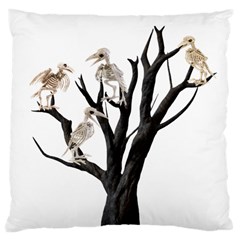 Dead Tree  Large Cushion Case (two Sides) by Valentinaart