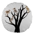 Dead tree  Large 18  Premium Round Cushions Front