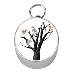 Dead Tree  Mini Silver Compasses by Valentinaart