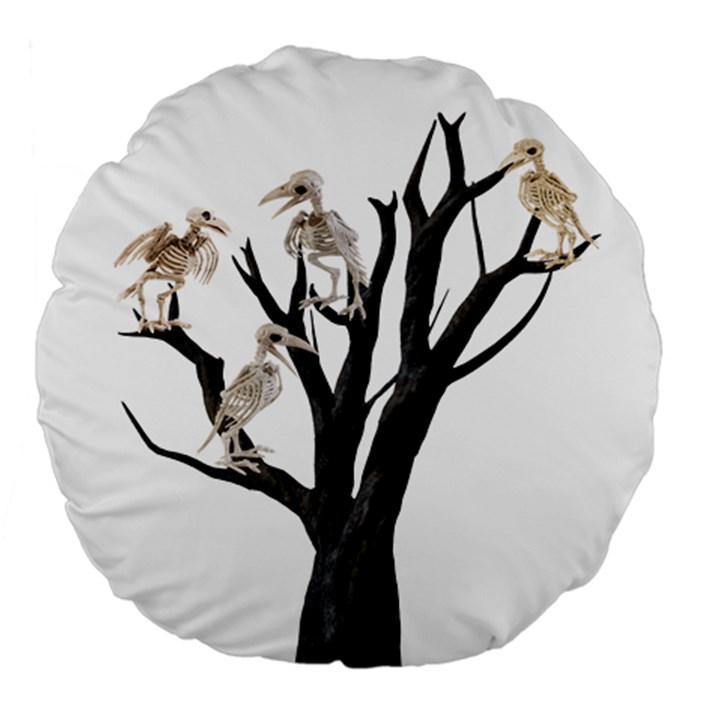 Dead tree  Large 18  Premium Flano Round Cushions