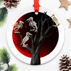 Dead Tree  Ornament (round) by Valentinaart