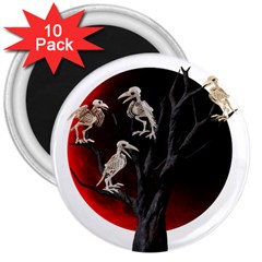 Dead Tree  3  Magnets (10 Pack)  by Valentinaart