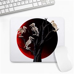 Dead Tree  Large Mousepads by Valentinaart