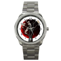 Dead Tree  Sport Metal Watch by Valentinaart