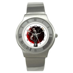 Dead Tree  Stainless Steel Watch by Valentinaart