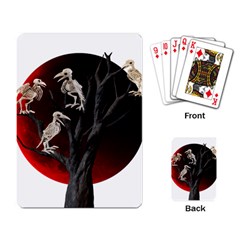 Dead Tree  Playing Card by Valentinaart