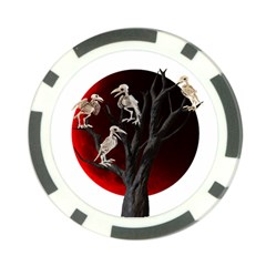 Dead Tree  Poker Chip Card Guard by Valentinaart