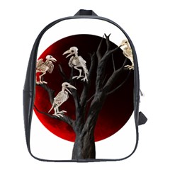 Dead Tree  School Bag (large) by Valentinaart