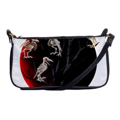 Dead Tree  Shoulder Clutch Bags by Valentinaart