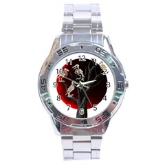 Dead Tree  Stainless Steel Analogue Watch by Valentinaart