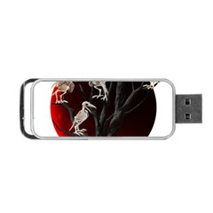 Dead Tree  Portable Usb Flash (two Sides) by Valentinaart