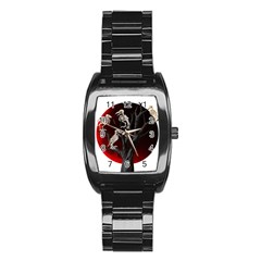 Dead Tree  Stainless Steel Barrel Watch by Valentinaart