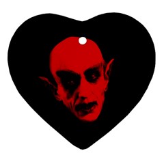 Dracula Ornament (heart) by Valentinaart