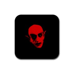 Dracula Rubber Coaster (square)  by Valentinaart