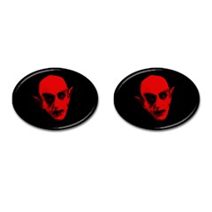 Dracula Cufflinks (oval) by Valentinaart