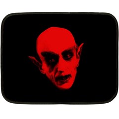 Dracula Double Sided Fleece Blanket (mini)  by Valentinaart