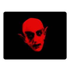 Dracula Double Sided Fleece Blanket (small)  by Valentinaart