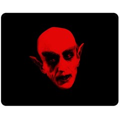 Dracula Double Sided Fleece Blanket (medium)  by Valentinaart