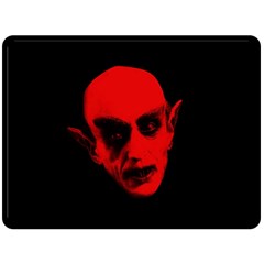 Dracula Double Sided Fleece Blanket (large)  by Valentinaart