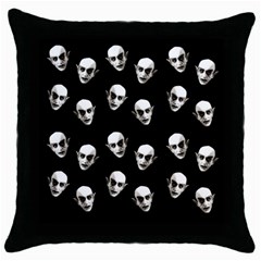 Dracula Throw Pillow Case (black) by Valentinaart