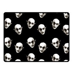 Dracula Fleece Blanket (small) by Valentinaart