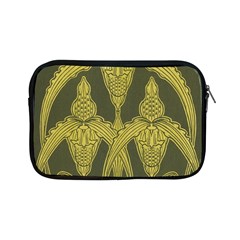 Green Floral Art Nouveau Apple Ipad Mini Zipper Cases by NouveauDesign