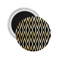 Gold,black,art Deco Pattern 2 25  Magnets by NouveauDesign