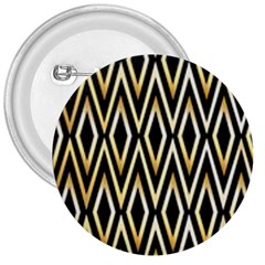 Gold,black,art Deco Pattern 3  Buttons by NouveauDesign