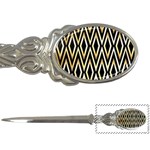 gold,black,art deco pattern Letter Openers Front