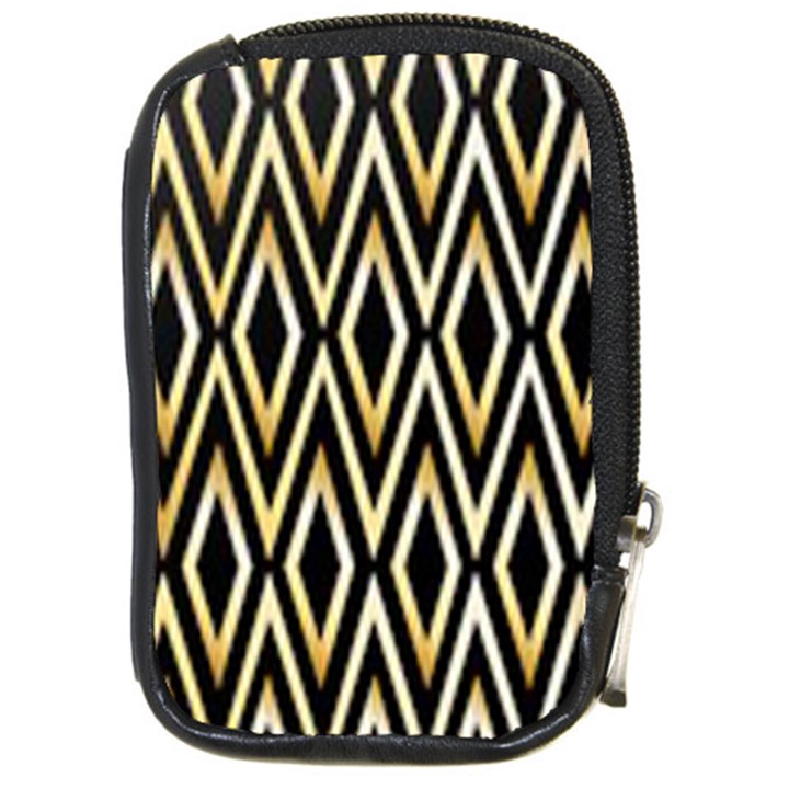 gold,black,art deco pattern Compact Camera Cases