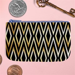 Gold,black,art Deco Pattern Large Coin Purse by NouveauDesign