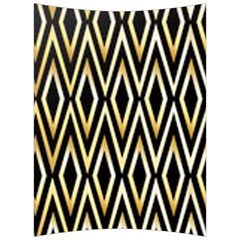 Gold,black,art Deco Pattern Back Support Cushion by NouveauDesign