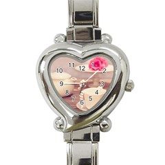 High Tea, Shabby Chic Heart Italian Charm Watch by NouveauDesign