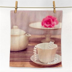 High Tea, Shabby Chic Face Towel by NouveauDesign