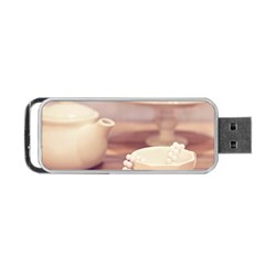 High Tea, Shabby Chic Portable Usb Flash (two Sides) by NouveauDesign