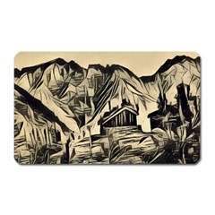 Ink Art Magnet (rectangular) by NouveauDesign