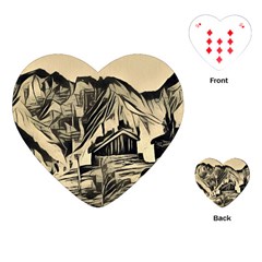 Ink Art Playing Cards (heart)  by NouveauDesign